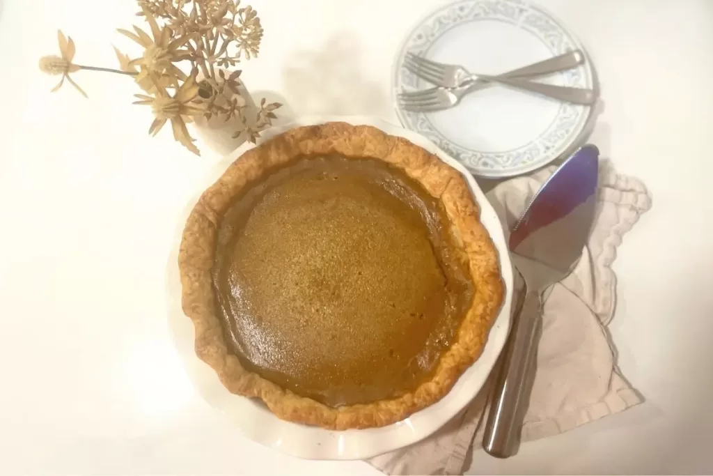 The worlds most divine pumpkin pie.
